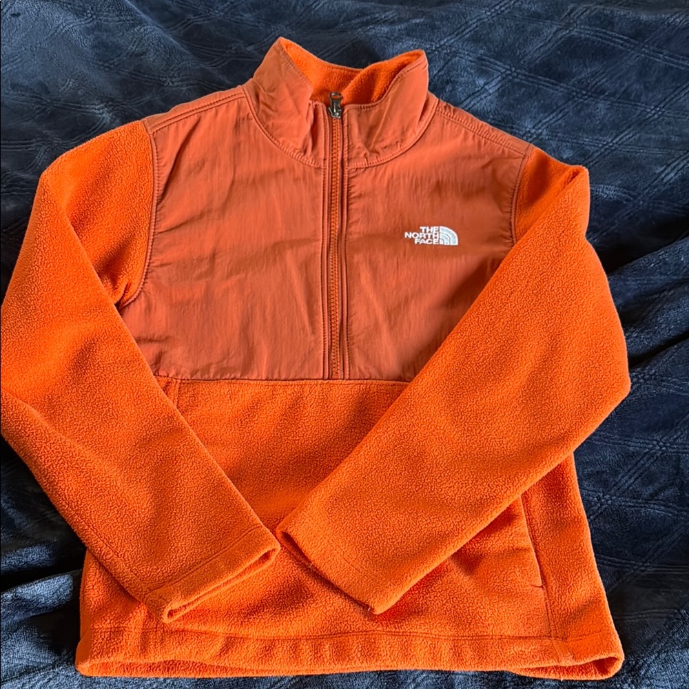 The North Face Orange Fleece Pullover